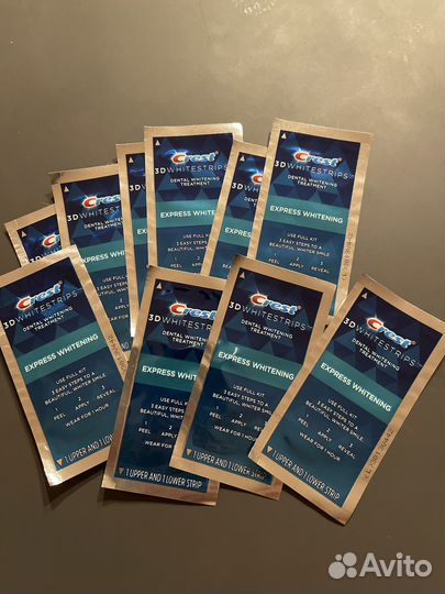 Полоски для отбеливания Crest поштучно