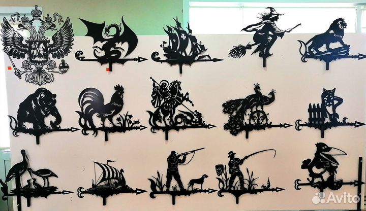 Герб России из металла