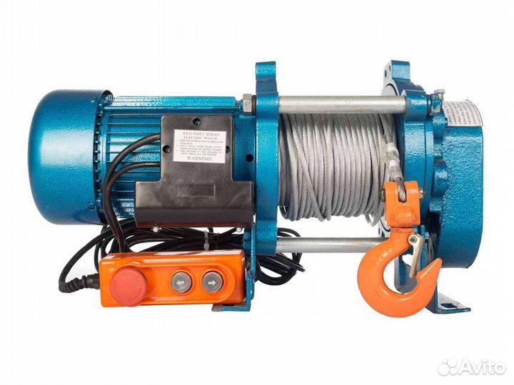Лебедка лэк-500 500 кг 220 В с канатом 30 м