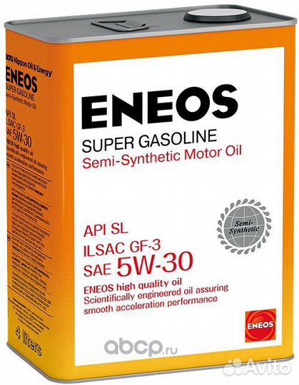 Eneos super gasoline SL 5W-30, 4л