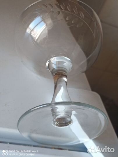 Ваза Для Конфет На Ножке СССР Гравировка