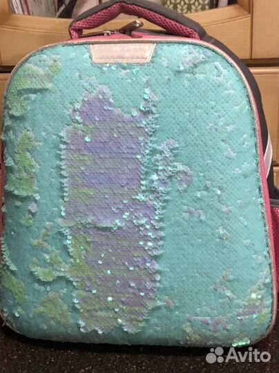 Рюкзак школьный с пайетками