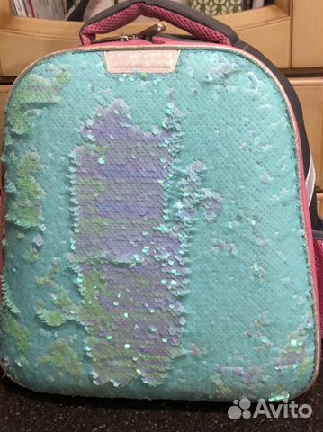 Рюкзак школьный с пайетками