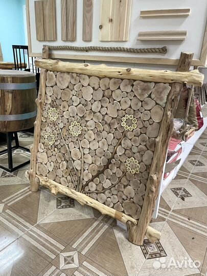 Можжевеловые спилы Панно из можжевельника