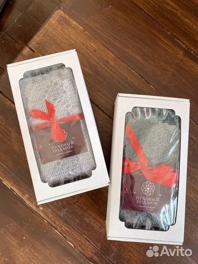 Пуховый платок Паутинка серая пуховая