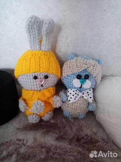 Вязаные игрушки ручной работы