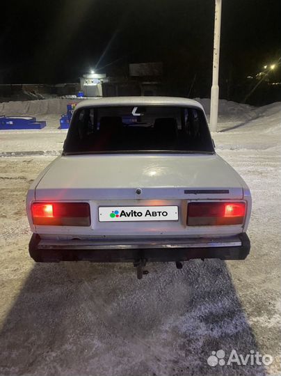 ВАЗ 2107 1.5 МТ, 2001, 100 000 км