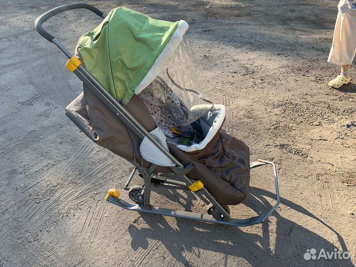 Детские зимние санки