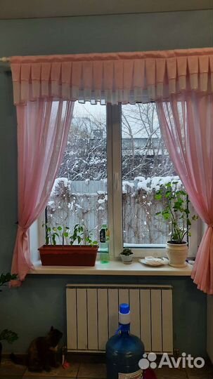 Штора на кухню 2шт