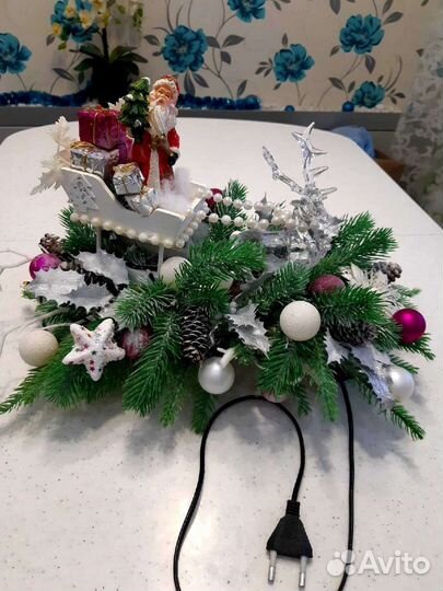 Новогодняя композиция, декор