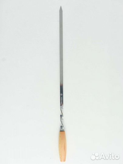 Шампуры в наборе, с деревянной ручкой