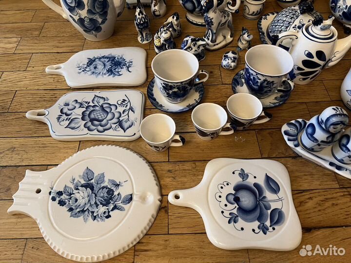 Посуда гжель