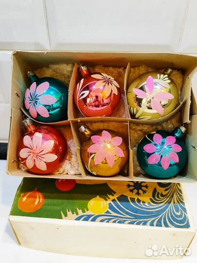 Елочные игрушки СССР