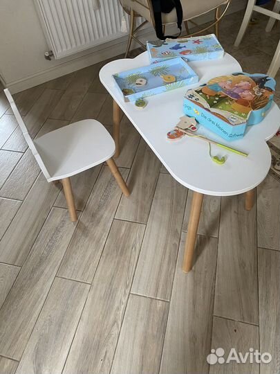 Набор стол и стульчик облака