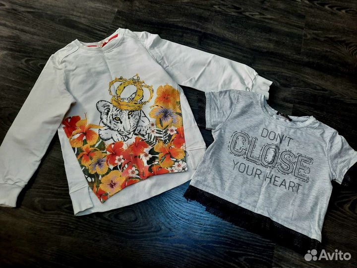 Вещи пакетом на девочку 134 140