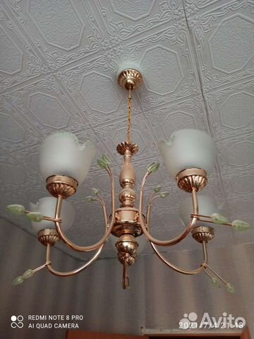 Люстра потолочная бу