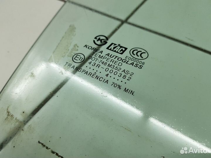 Стекло двери переднее правое (Hyundai Elantra)