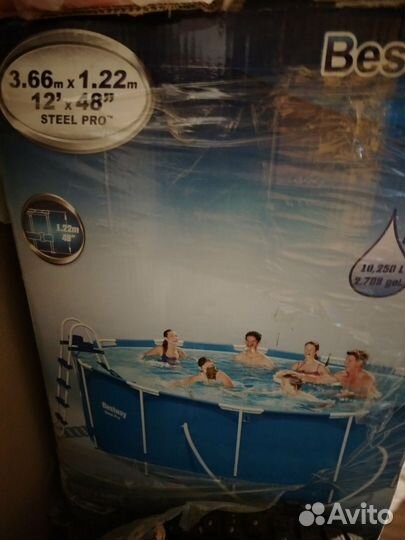 Каркасный бассейн 366 на 122 бу
