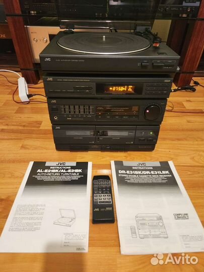 Музыкальный центр JVC с винилом