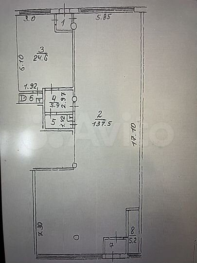 Свободного назначения, 129 м²