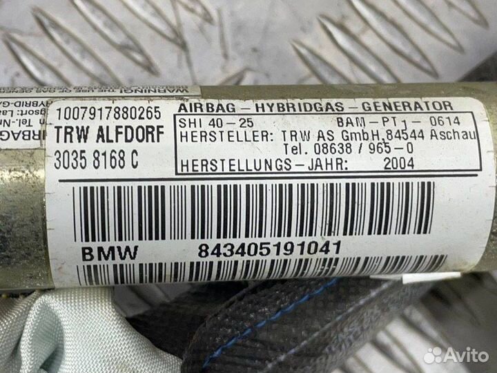 Боковая подушка безопасности (Шторка) левая Bmw X3