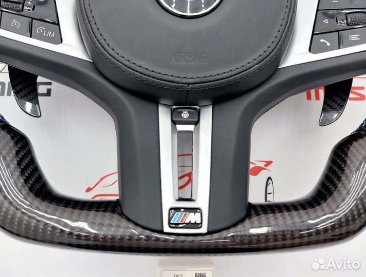 Руль M BMW X6 G06 X6M F96 карбон дисплей подогрев