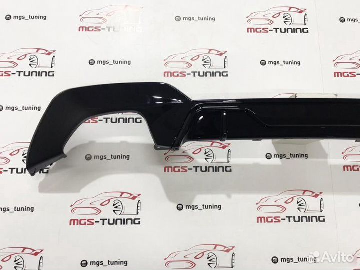 Диффузор BMW 3 Series G20 M340 Style Черный глянец