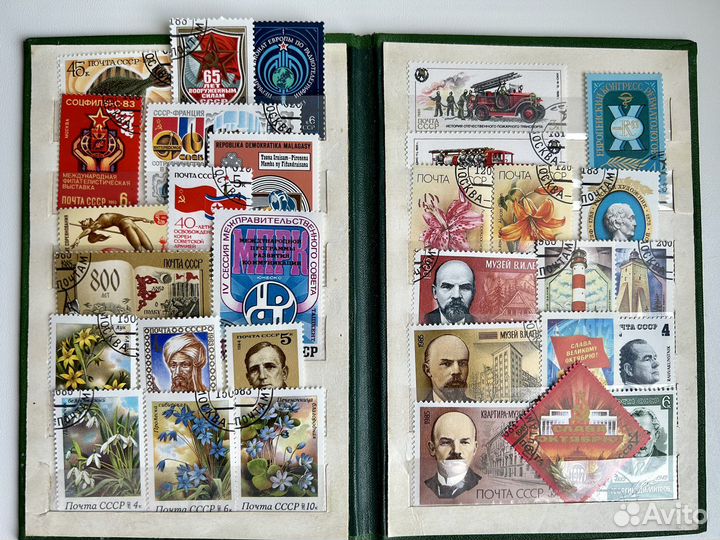 Почтовые марки СССР (гашеные) 1980-1989 гг