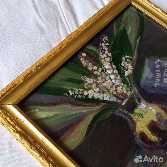Картина маслом Еврейские мотивы, 46смна36см
