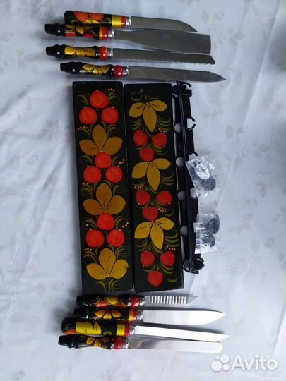 Набор столовых приборов хохлома