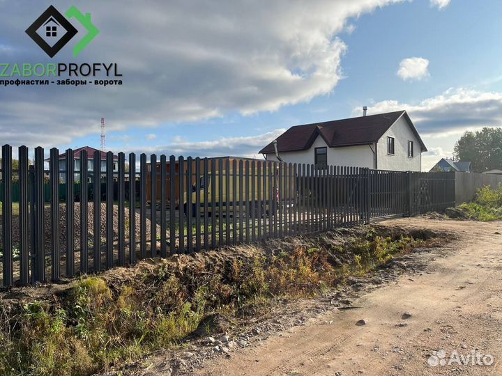 Заборы из штакетника под ключ