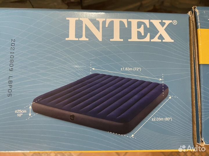 Надувной матрас intex