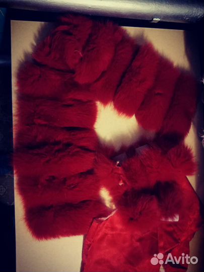 Мех песца на рукоделия