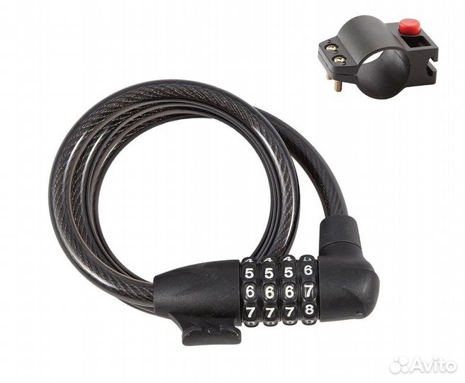 Замок противоугонный, 10 х 1200 мм