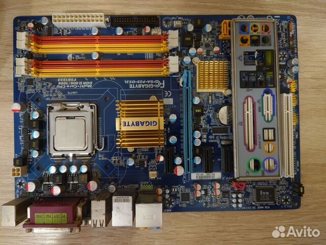 Мат.плата gigabyte с процессором intel quad Q6600