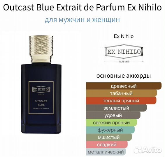 Ex Nihilo Outcast Blue Extrait de Parfum