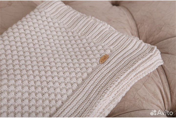 Детский плед 100 хлопок 100х80см