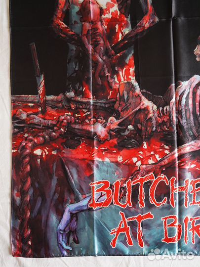 Постер флаг Cannibal Corpse - Butchered AT birth