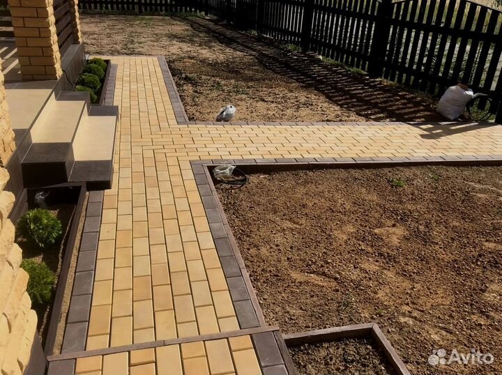 Тротуарная плитка, брусчатка в наличии