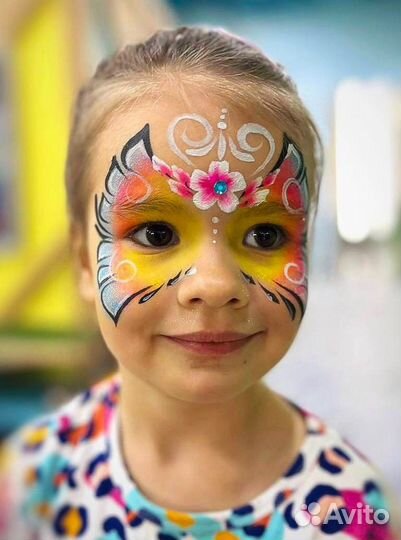 Аквагрим для детей на лице