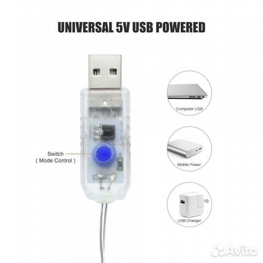 Гирлянда-штора Огонёк (3х1м,100 ламп,белая-тепл)