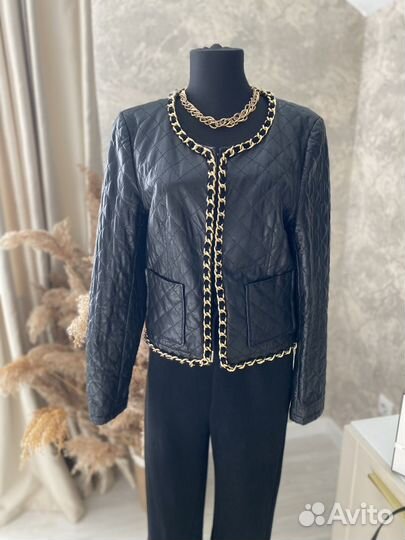 Куртка кожанная женская