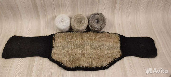 Пояс из собачьей шерсти / пуха подарок бабушке