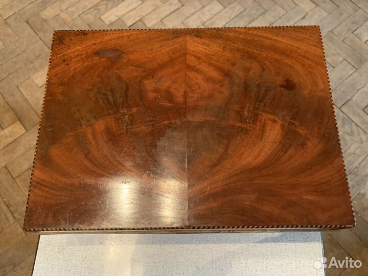 Шкатулка старинная деревянная