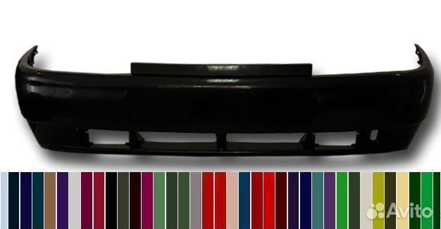 Бампер передний ваз 2110 в цвет