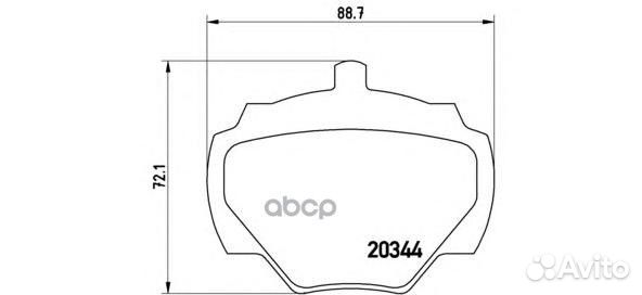 Колодки тормозные дисковые задн. land rover DEF