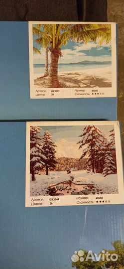 Картины по номерам на холсте