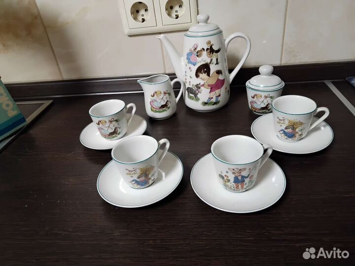 Сервиз кофейный детский гдр