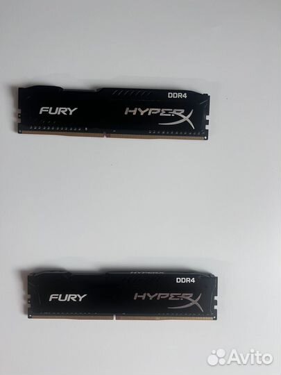 Оперативная память kingston hyperx fury 16gb