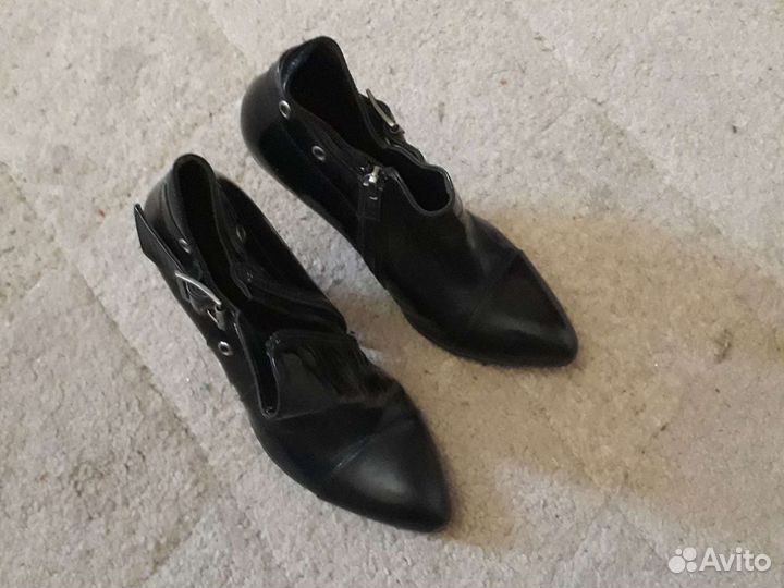 Ботильоны натуральная кожа 35 размер бу в хорошем